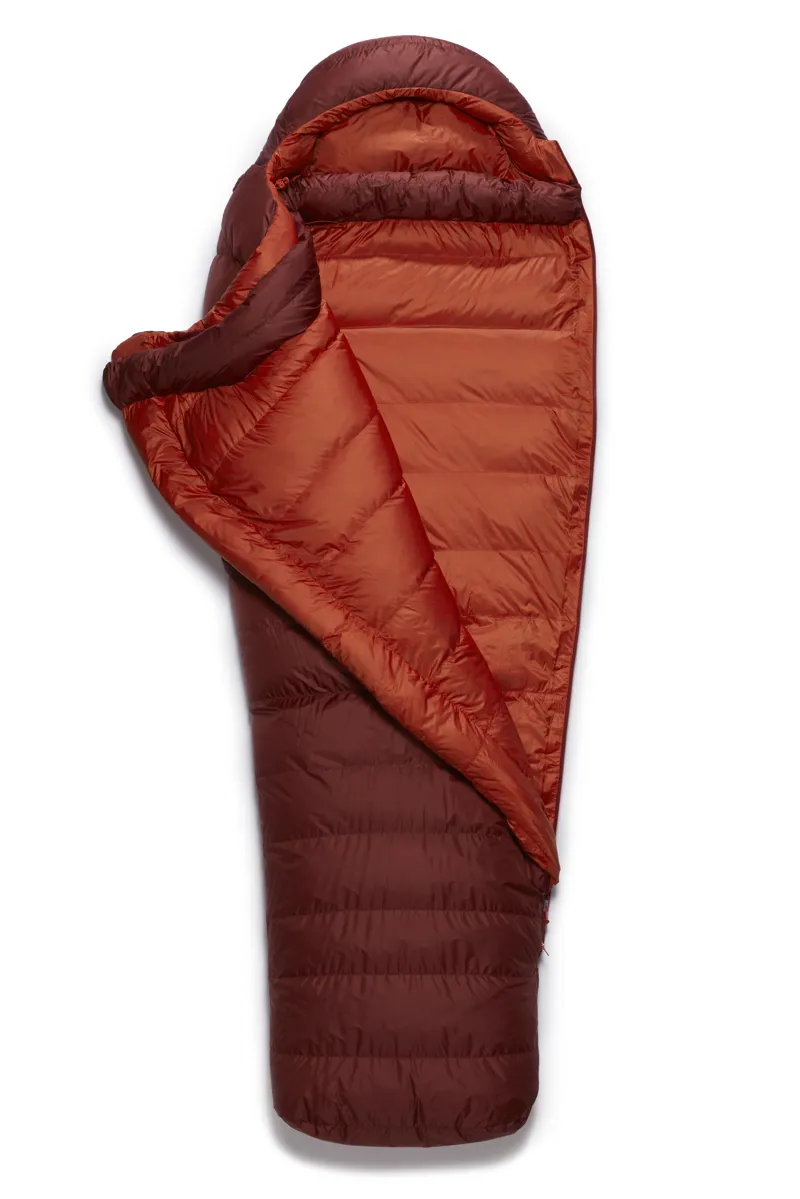 Rab Ascent 900 in Oxblood Red - Regular - Left Zip-4