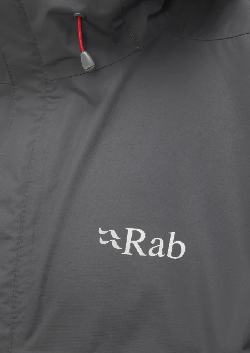 Rab Downpour Eco Mens Waterproof Jacket in Graphene -1