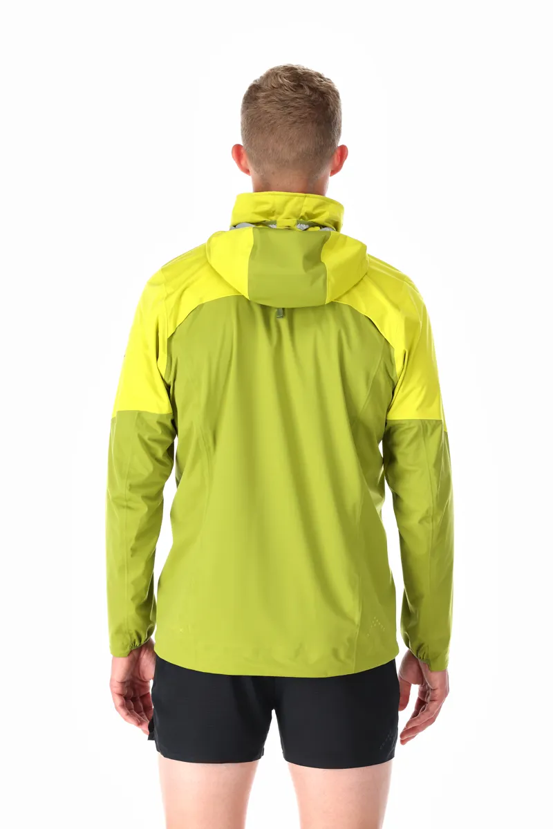 Rab Kinetic Ultra Jacket in Aspen Green/Zest-2