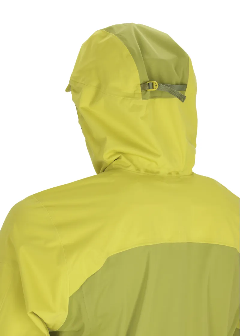 Rab Kinetic Ultra Jacket in Aspen Green/Zest-3