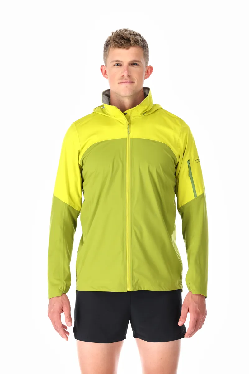 Rab Kinetic Ultra Jacket in Aspen Green/Zest-5