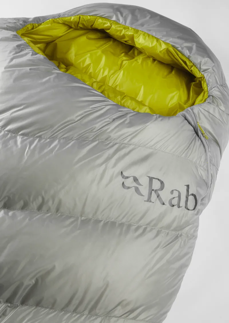 Rab Mythic 200 Left Zip Sleeping Bag in Cloud-5