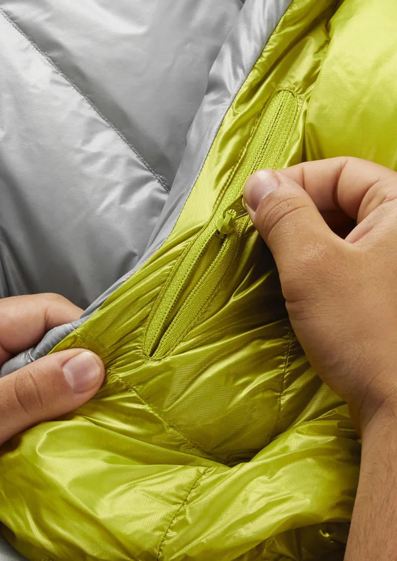 Rab Mythic 200 Left Zip Sleeping Bag in Cloud-6