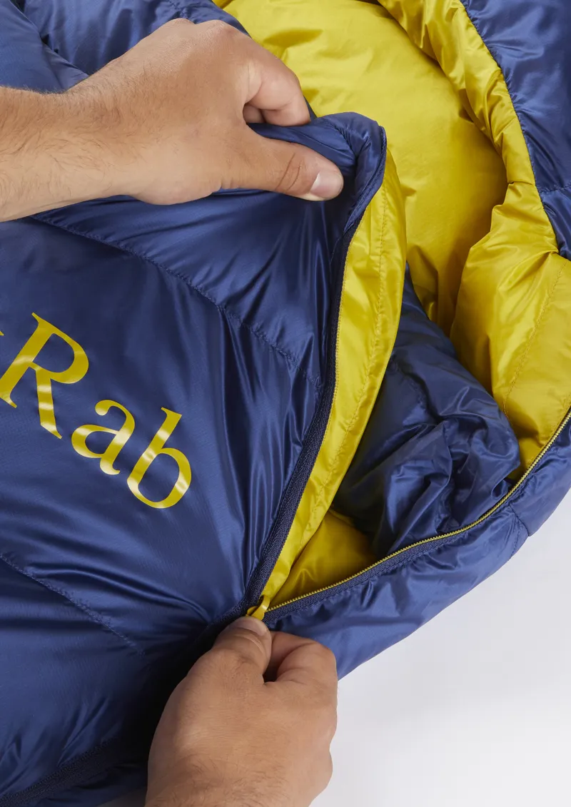 Rab Neutrino 400 Sleeping Bag in Nightfall Blue-4