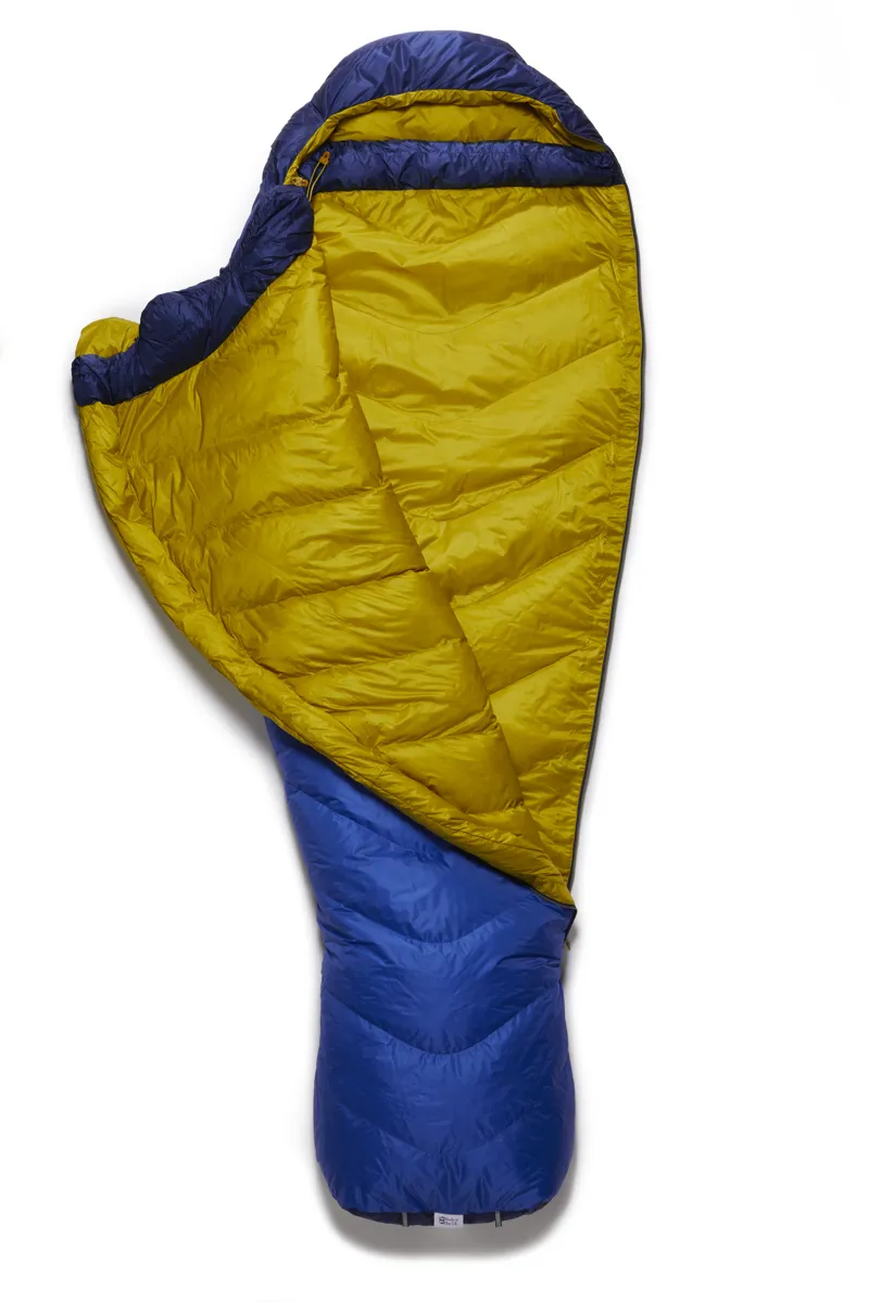 Rab Neutrino 400 Sleeping Bag in Nightfall Blue-9