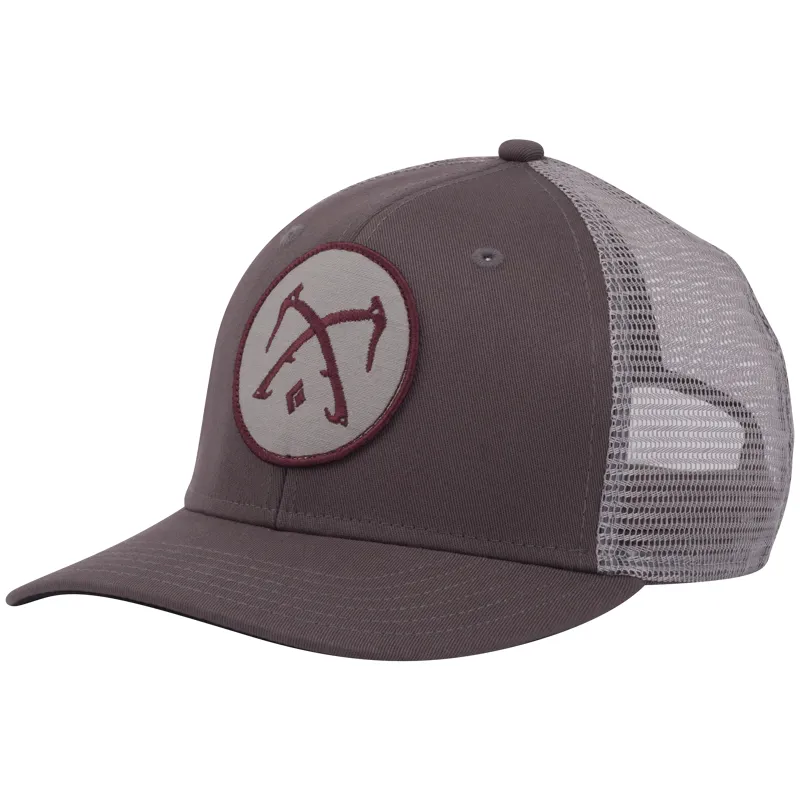 Black Diamond Trucker Hat in Slate-Nickel