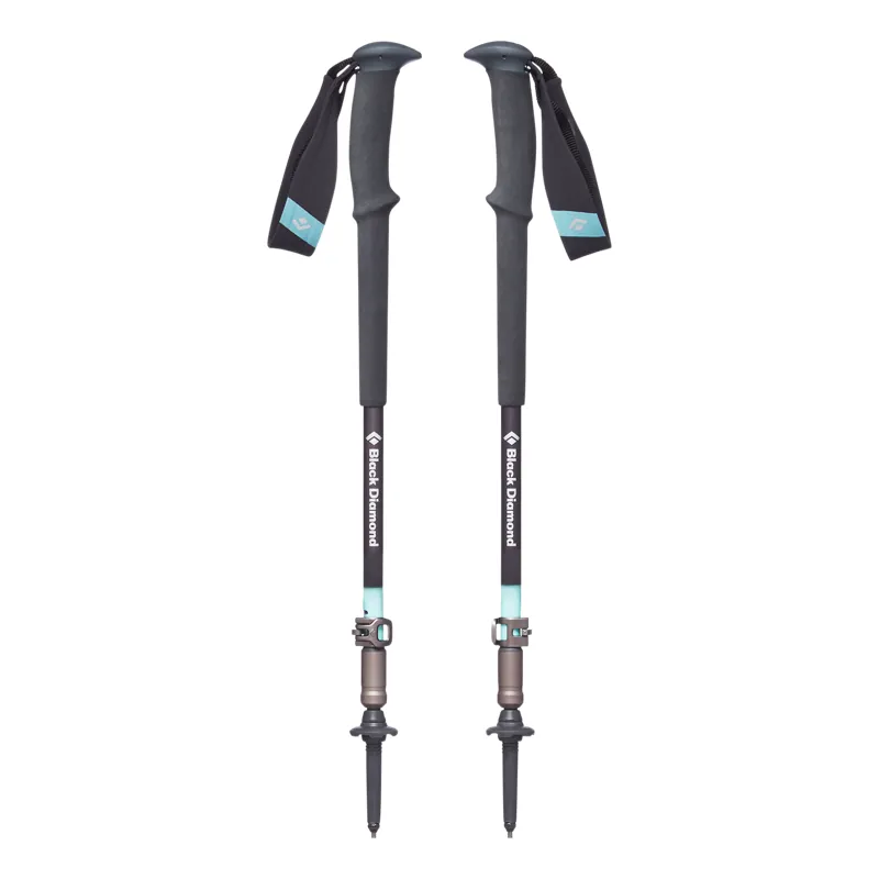 Black Diamond Trail Pro Womens Trekking Poles in Aegean
