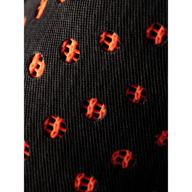 Mammut Comfort Fast Adjust Mens Harness in Black-Safety Orange-2