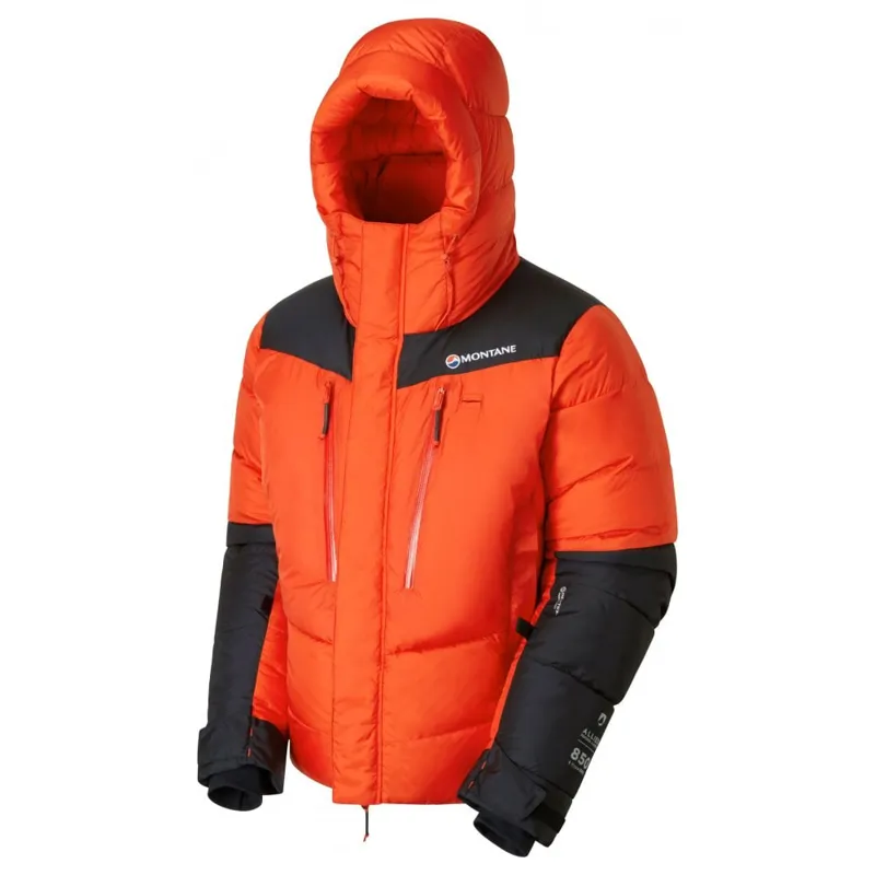 Montane Apex 8000 Down Jacket in Firefly Orange-1