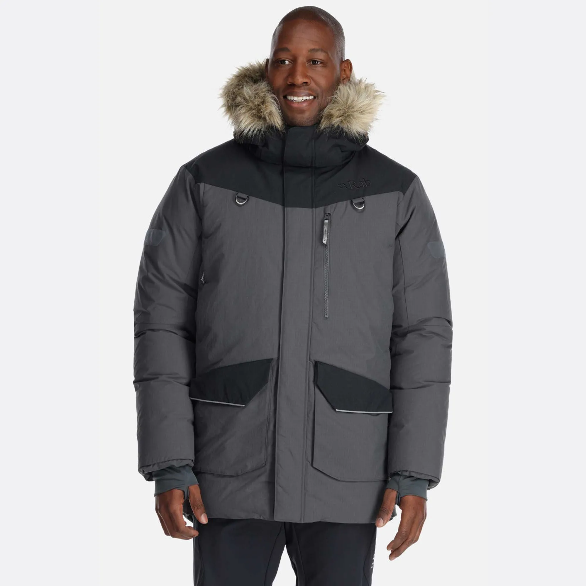 Rab Arctus Down Parka Jacket in Graphene