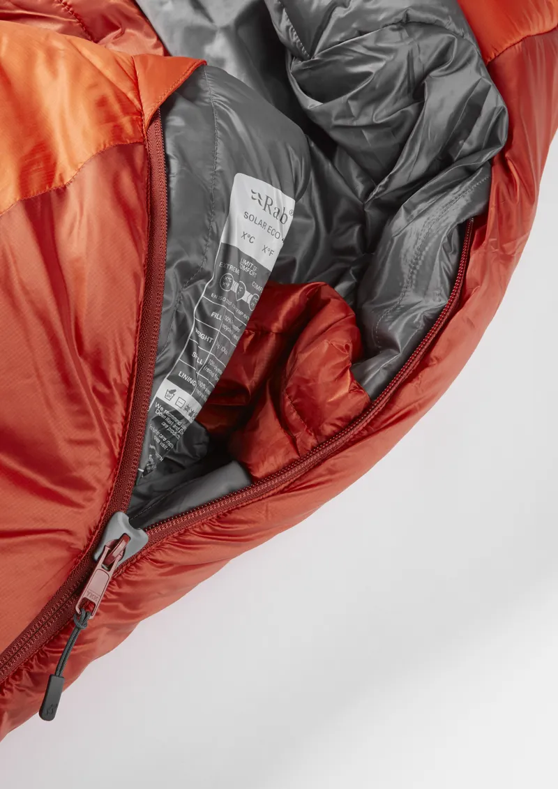 Rab Solar Eco 4 Sleeping Bag in Firecracker-3