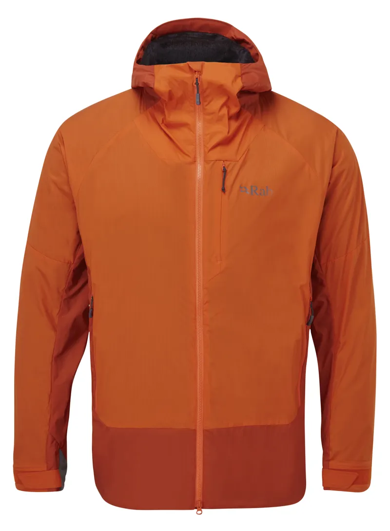 Rab Vapour-Rise Summit Men's Jacket in Red Clay/Firecracker