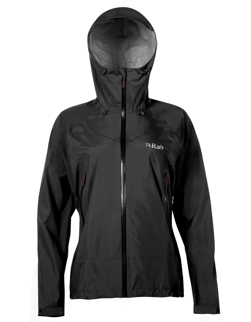 Rab Downpour Plus Womens Jacket in Black