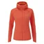 Rab Filament Womens Hoody in Red Grapefruit/Paradise 