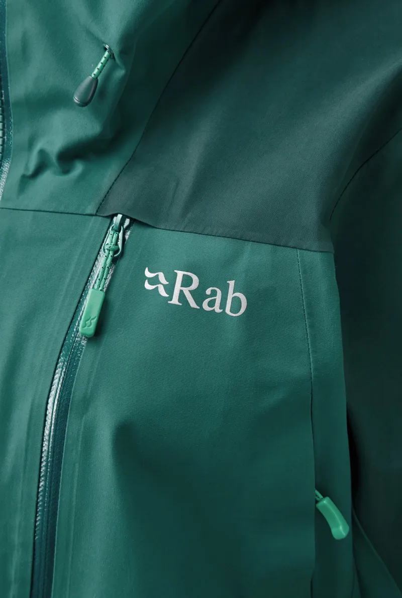 Rab Ladakh GTX Womens Jacket in Sagano Green/Atlantis-2