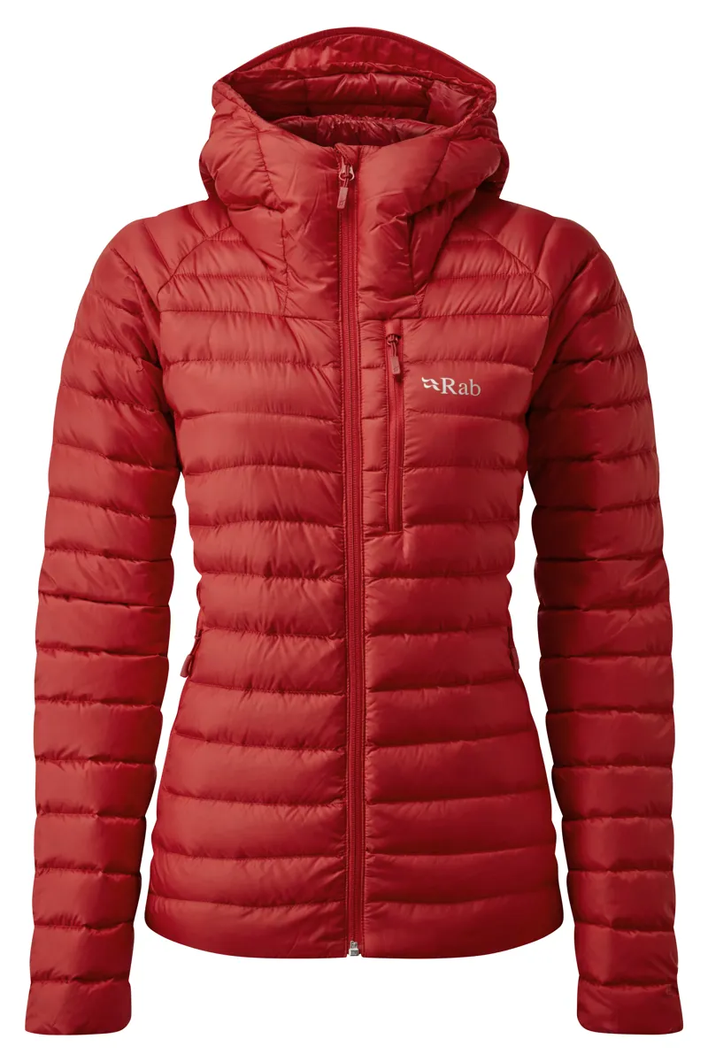 Rab Microlight Alpine Womens Jacket in Ascent Red