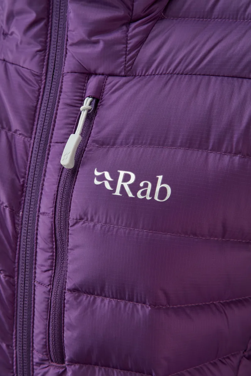 Rab Microlight Alpine Womens Jacket in Blackcurrant-1