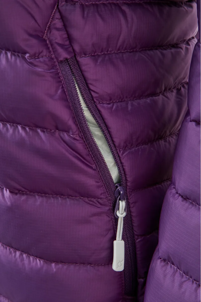 Rab Microlight Alpine Womens Jacket in Blackcurrant-2