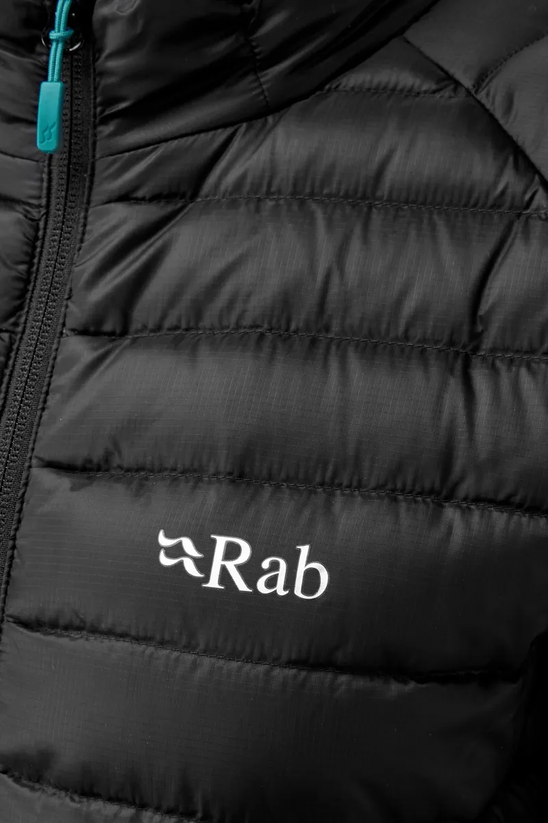 Rab Microlight Womens Down Jacket in Black-1