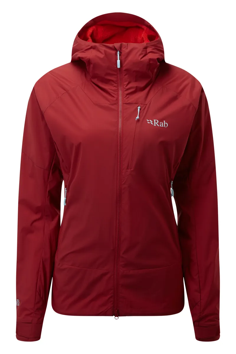 Rab Vapour Rise Summit Womens Jacket in Crimson
