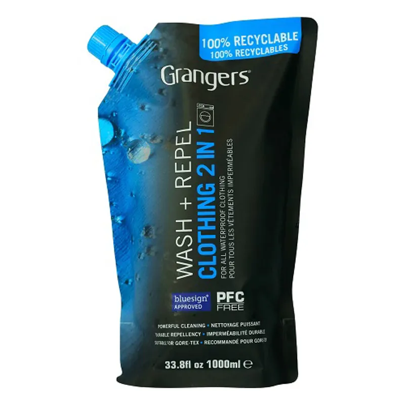 Grangers Wash + Repel Clothing 2 in 1 1 Litre Pouch