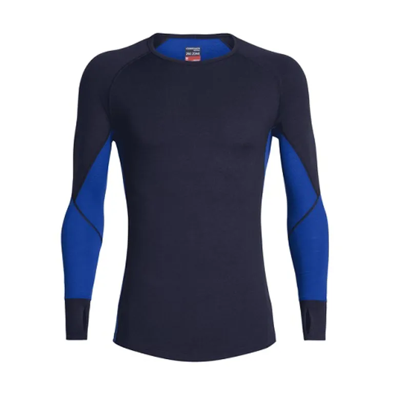 Icebreaker 260 Zone Crewe Men's Baselayer in Midnight