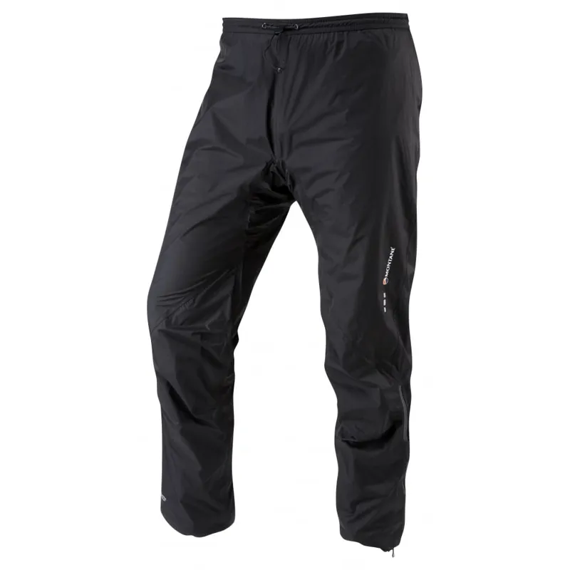 Montane Minimus Mens Regular Leg Waterproof Pants in Black