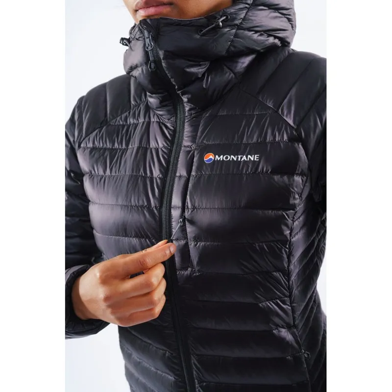 Montane Featherlite Womens Down Jacket in Black-2