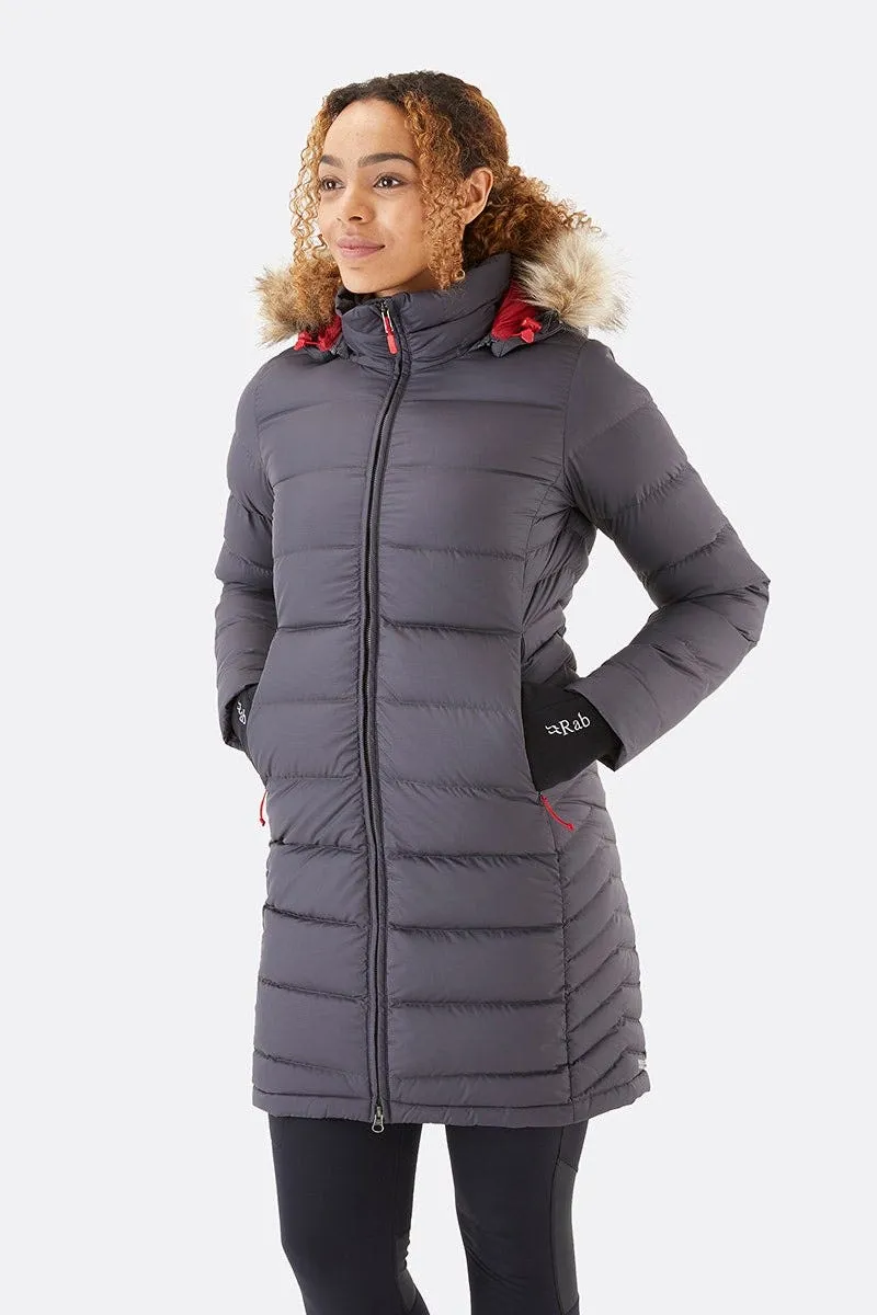 Rab Deep Cover Women's Parka in Graphene-1