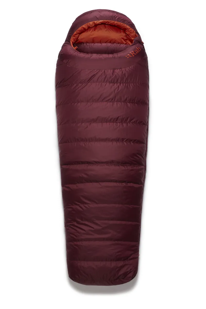 Rab Ascent 900 Left Zip Women's Sleeping Bag in Deep Heather