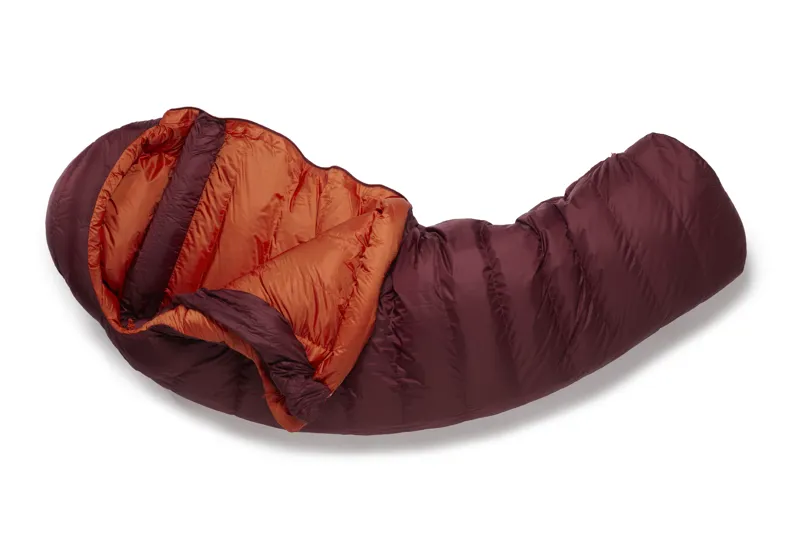 Rab Ascent 900 Left Zip Women's Sleeping Bag in Deep Heather-4