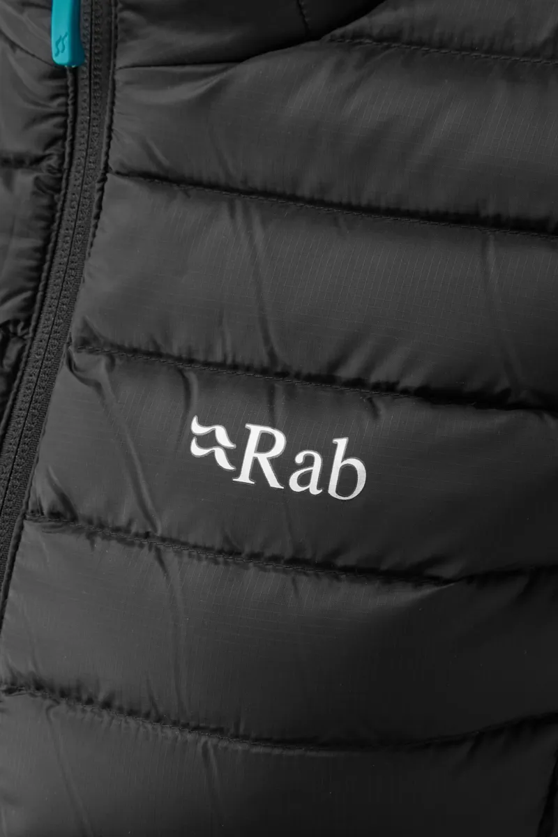 Rab Microlight Women's Down Vest in Black-1