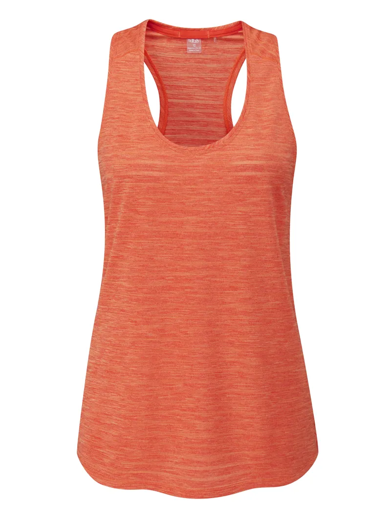 Rab Wisp Womens Vest in Red Grapefruit Marl