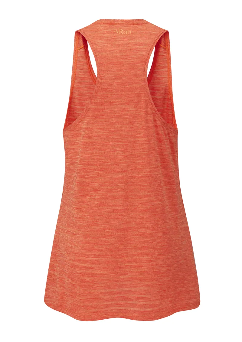 Rab Wisp Womens Vest in Red Grapefruit Marl-1